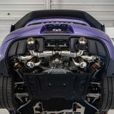 Fabspeed Porsche 718 GT4 RS Titanium Valvetronic X-Pipe Cat-Back Exhaust System (2022+)