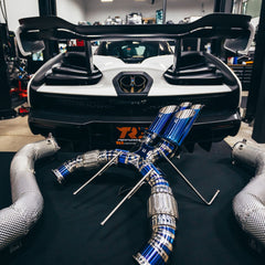 McLaren Senna RYFT HYPR Titanium Race Exhaust w/ Burnt Titanium Tips