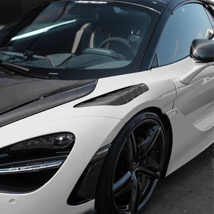 MCLAREN 720S SPYDER AERO FRONT FENDERS W/ INTEGRATED VENTS