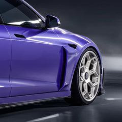 TESLA MODEL S PLAID ADD-ON AERO FENDERS CARBON FIBER