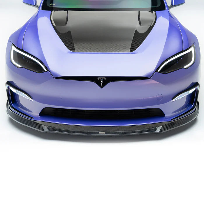 TESLA MODEL S PLAID ADD-ON AERO BUMPER FLARES CARBON FIBER