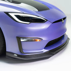 TESLA MODEL S PLAID ADD-ON AERO BUMPER FLARES CARBON FIBER