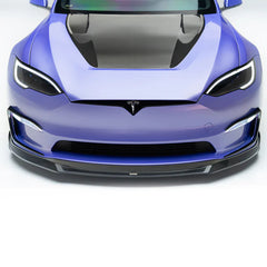 TESLA MODEL S PLAID AERO FRONT SPOILER CARBON FIBER