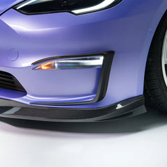 TESLA MODEL S PLAID AERO FRONT SPOILER CARBON FIBER