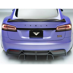 TESLA MODEL S PLAID AERO REAR DIFFUSER CARBON FIBER