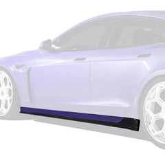 TESLA MODEL S PLAID AERO SIDE SKIRTS CARBON FIBER