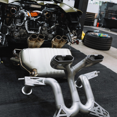 factory vs revuelto aftermarket exhaust