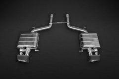 Capristo BMW 550i (F10) - ECE Valved Mufflers with Ceramic Tips (CES3)