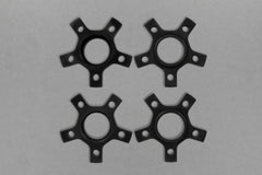 Capristo Ferrari 458 - Wheel Spacers 14mm Front / 17mm Rear (Star Shape) with Titanium Wheel Bolts
