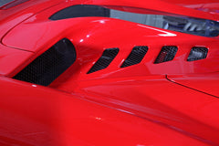 Capristo Ferrari 458 Spider - Carbon and Glass Bonnet (Primed Top/Gloss Bottom)