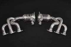 Porsche 992 GT3 - 250 Cell Headers (Cat/OPF Replacement) for OE Muffler
