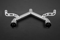Alfa Romeo 4C Free Flow Exhaust with Carbon Diffuser