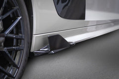 Capristo Audi R8 V10 PLUS (2015 ) - Carbon Side Fins (Matte)