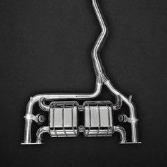 Capristo BMW 428i - Valved Exhaust with Middle Silencer and Skirt Diffuser (CES3)