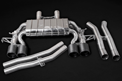 Capristo BMW M3/M4 (G80/G82) - Valved Exhaust, Middle Silencer Delete & Carbon Tips (OE Actuators)