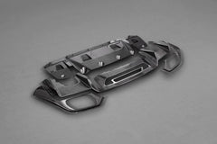 Capristo Mercedes AMG GT/GTS - Carbon Fiber Rear Diffuser (Matte)