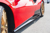 Capristo Ferrari 488/F8 - Side Skirts (WITH Wings)