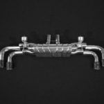 Capristo Porsche 536 Cayenne/S/Turbo/E-Hybrid (19+) - Valved Muffler (ECE) with Carbon Tips (CES3)
