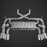 Capristo Jaguar F-Type V8S - Valved Exhaust with Sports Cats 100 Cell and X Pipe (CES3)