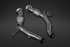 Capristo Ferrari SF90 - Catless Downpipes (with Heat Blankets)