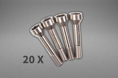 Capristo Ferrari 488/F8 - Wheel Spacers 11mm Front / 17mm Rear (Circle Shape) with Titanium Wheel Bolts