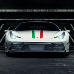 FERRARI 458 ITALIA CARBON FIBER FRONT BUMPER W/ FRONT SPOILER