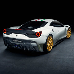FERRARI 458 ITALIA AERO REAR BUMPER W/ REAR DIFFUSER (INCL. EXHAUST TIPS)