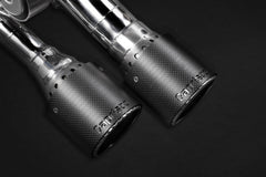 Capristo Audi S8 (D4) - Valved Exhaust, Mid Pipes, and Carbon Tips (CES3)