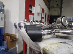 Capristo Audi RS6/7 (C8) - Valved Exhaust with Bevelled Carbon Fiber Tips (CES3)