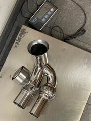 Porsche 991 GT3/RS/911R - Valved Middle Silencer Delete Pipes