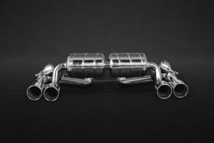 Capristo BMW M2 (F87) - ECE Valved Exhaust with Mid-Silencer Spare Pipes and Stainless Tips (CES3)