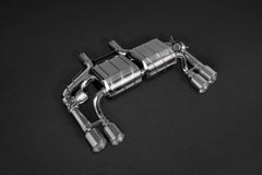 Capristo BMW M2 (F87) - ECE Valved Exhaust with Mid-Silencer Spare Pipes and Stainless Tips (CES3)