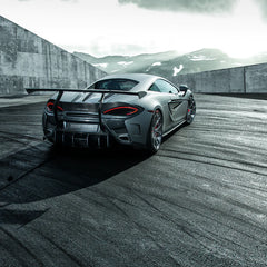 MCLAREN 570S AERO WING BLADE CARBON FIBER W/ CARBON FIBER UPRIGHTS