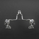 Capristo Mercedes AMG C63 (W204) Black Series - Valved Exhaust with Middle Silencer Pipes