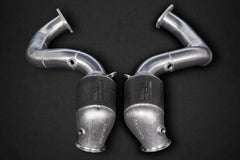 Capristo Aston Martin New Vantage/AMR - Cat Delete Downpipes (with Heat Blankets)
