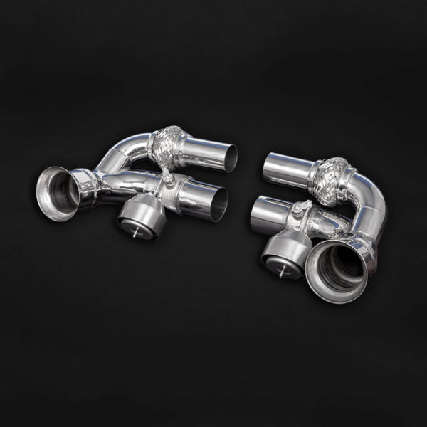 Porsche 991 GT3/RS/911R - Valved Middle Silencer Delete Pipes