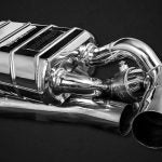 Porsche 992 - Valved Exhaust Muffler for OEM Cats (CES3 Version)