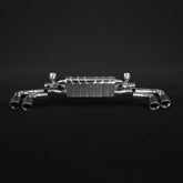 Capristo Porsche 536 Cayenne/S/Turbo/E-Hybrid (19+) - Valved Muffler (ECE) with Carbon Tips (CES3)