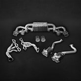 Capristo Porsche 718 Spyder/GTS/Cayman GT4 - Complete Valved Exhaust System with Carbon Tips (CES3)