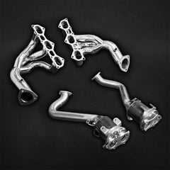 Porsche 718 Spyder/GTS/Cayman GT4 - Set: Header Manifolds and 100 Cell Sport Cats