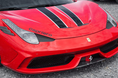 Capristo Ferrari 458 Speciale - Carbon Air Intake Flaps (Matte)