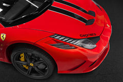 Capristo Ferrari 458 Speciale - Carbon Air Outlet Ribs (Matte)