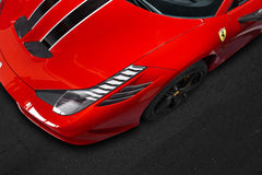 Capristo Ferrari 458 Speciale - Carbon Air Outlet Ribs (Matte)