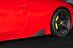 Capristo Ferrari 458 Speciale - Carbon Side Fins (Matte)
