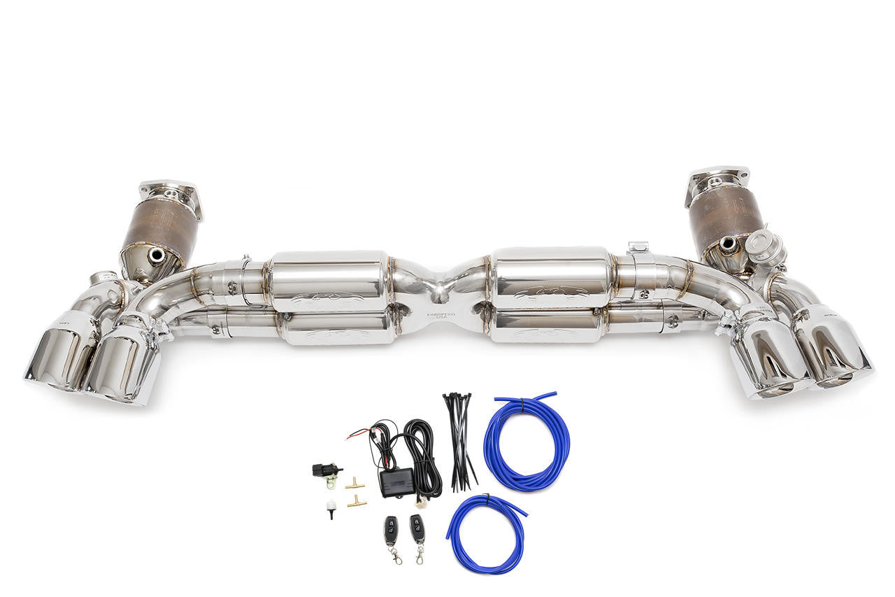 Fabspeed Porsche 991 Turbo / Turbo S Valvetronic Supersport X-Pipe Exhaust System (2013-2016)