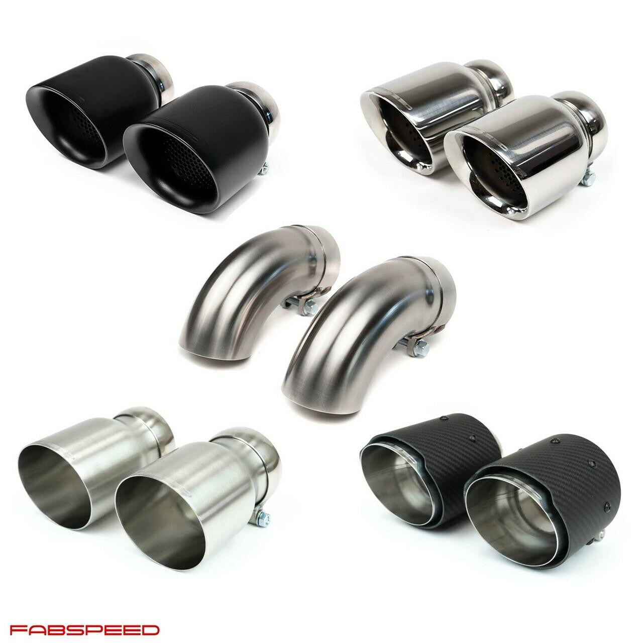 Fabspeed Porsche 992 GT3 Deluxe Dual Style Tips (2022+)