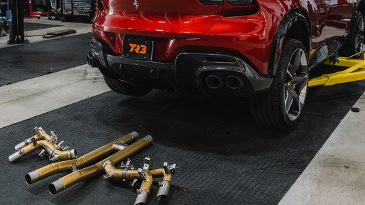 Ferrari Purosangue Upgraded with IPE Titanium Exhaust System | TR3 Performance