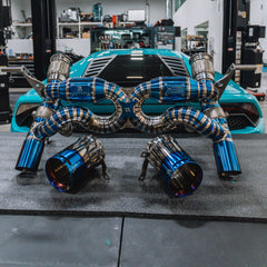 Ryft Lamborghini Huracan Titanium Performance Exhaust Installed at TR3 Performance 