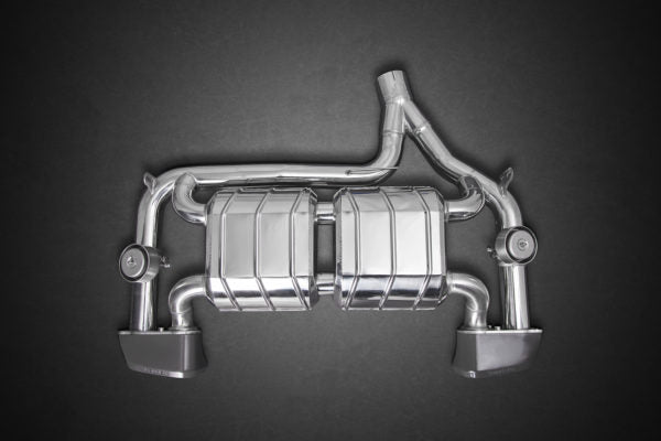 BMW 435i - Valved Exhaust with Middle Silencer Spare Pipes and Skirt Diffuser (CES3)
