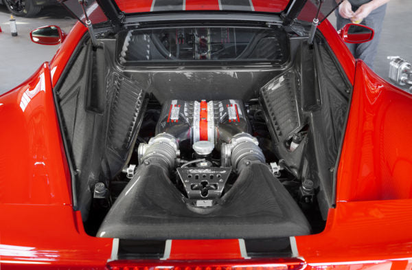 Ferrari 458 Italia - Carbon Lock Cover (Matte)